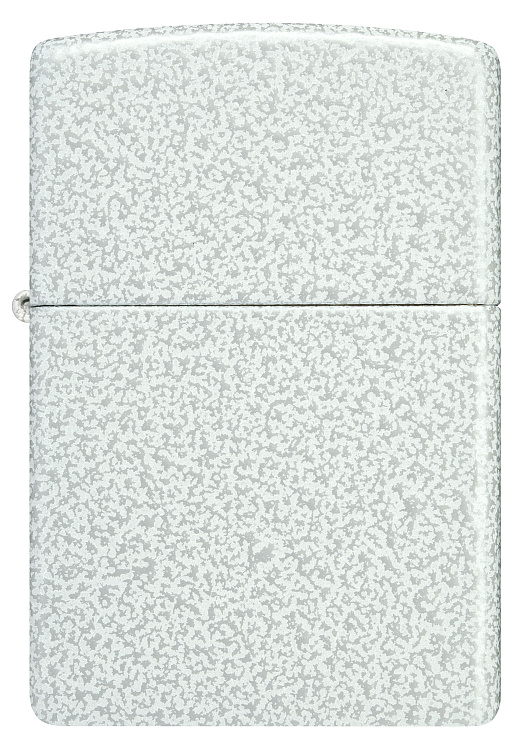 Зажигалка ZIPPO Classic с покрытием Glacier, латунь/сталь, белая, матовая, 38x13x57 мм