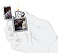 Зажигалка ZIPPO Frank Frazetta с покрытием Street Chrome, латунь/сталь, серебристая, 38x13x57 мм