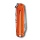 Нож-брелок VICTORINOX Classic SD Colors "Fire Opal", 58 мм, 7 функций, полупрозрачный оранжевый