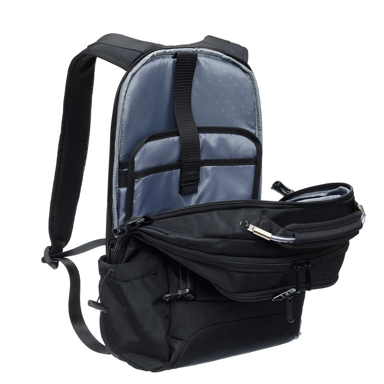 Рюкзак TORBER DRIVE с отделением для ноутбука 15.6", чёрный, нейлон, 32 х 14 х 52 см, 24л