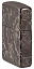 Зажигалка ZIPPO Armor® Wicca Design с покрытием Black Ice®, латунь/сталь, чёрная, 38x13x57 мм