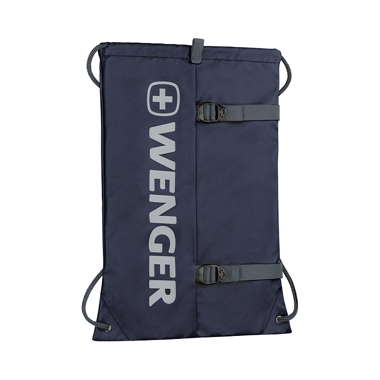 Рюкзак-мешок на завязках WENGER XC Fyrst, синий, полиэстер, 35x1x48 см, 12 л