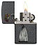Набор ZIPPO Влюбленные зомби из двух зажигалок с покрытием Iron Stone™, серые, матовые