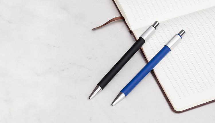 Ручка шариковая "Spin" с 6ти-гранным спиннером, покрытие soft touch