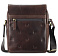Сумка через плечо Mano "Don Leon", натуральная кожа в коричневом цвете, 20 х 25 х 8 см