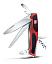 Нож перочинный VICTORINOX RangerGrip 55, 130 мм, 12 функций, с фиксатором лезвия, красный с чёрным