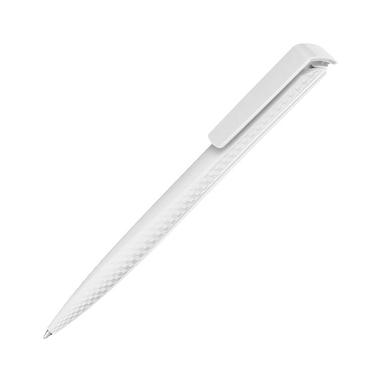 Ручка шариковая TRIAS CARBON, белый#