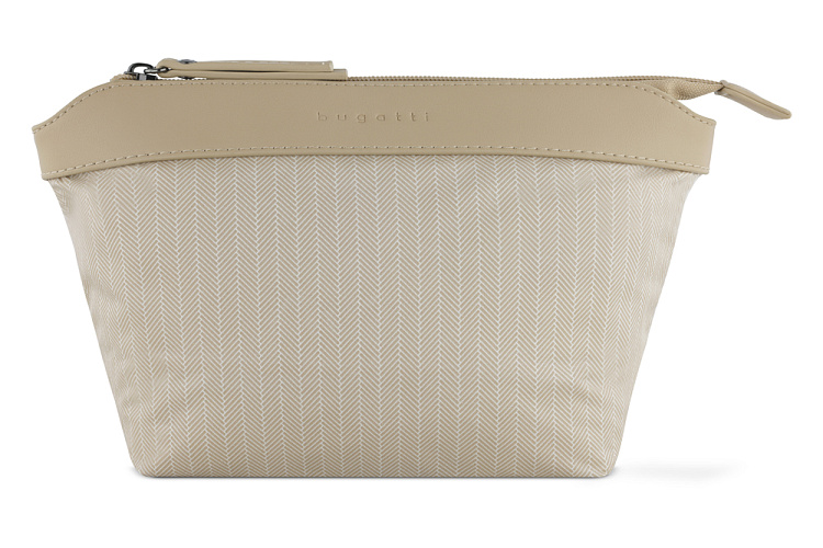 Сумка женская наплечная BUGATTI Luna, бежевая, полиуретан, 30 x 13 x 22 см
