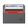 Портмоне для кредитных карт VICTORINOX Travel Essentials Card Holder, серое, полиэстер, 11х1x9 см