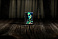Зажигалка ZIPPO Skeleton Design с покрытием Black Light, латунь/сталь, черная, матовая, 38x13x57 мм