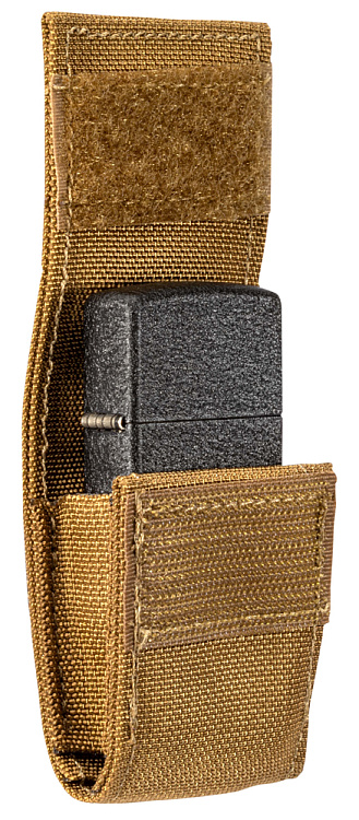 Чехол ZIPPO для широкой зажигалки,нейлон,с нейлоновым фиксатором на ремень, песочный