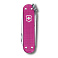 Нож-брелок VICTORINOX Classic SD Alox Colors "Flamingo Party", 58 мм, 5 функций, лиловый