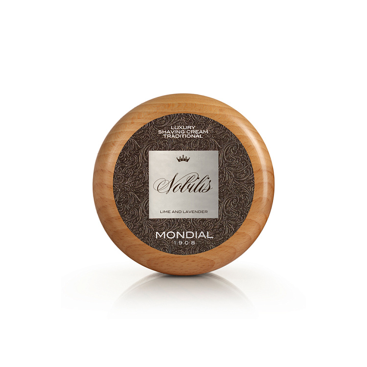 Крем для бритья в деревянной чаше MONDIAL NOBILIS LUXURY SHAVING CREAM TRADITIONAL, 140 мл