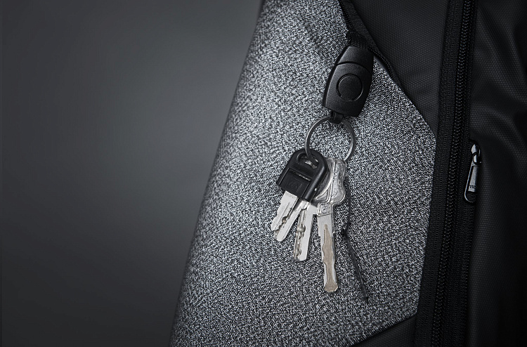 Рюкзак ClickPack Pro 46х34х16 см, комбинированный черный/серый