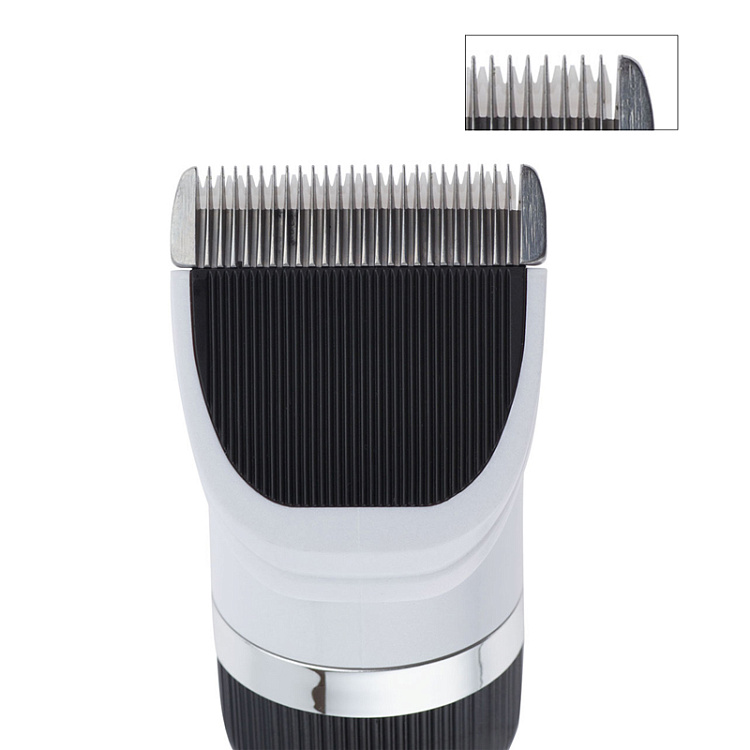 Машинка для стрижки волос DEWAL BEAUTY Panda White, белая, 0.8 - 2.0мм