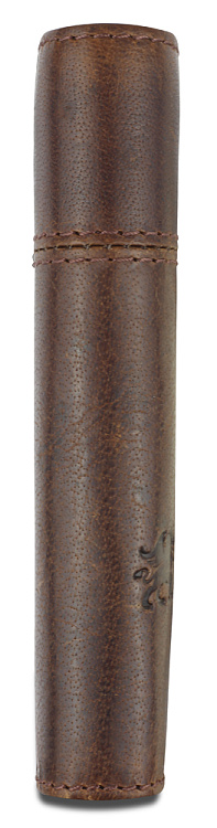 Бумажник Mano "Don Leon", натуральная кожа в коричневом цвете, 9,7 х 11,7 см