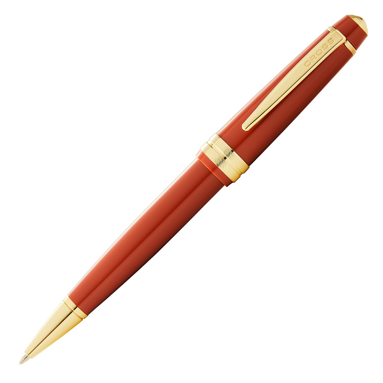 Шариковая ручка Cross Bailey Light Polished Amber Resin and Gold Tone