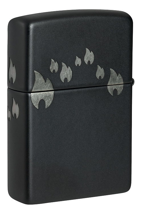 Зажигалка ZIPPO Classic с покрытием Black Matte, латунь/сталь, черная, матовая, 38x13x57 мм
