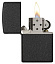 Зажигалка ZIPPO Classic с покрытием Black Crackle™, латунь/сталь, чёрная, матовая, 38x13x57 мм