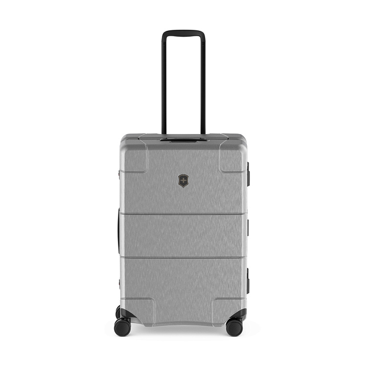 Чемодан VICTORINOX Lexicon Framed, серебристый, 100% поликарбонат Makrolon, 46x28x68 см, 72 л