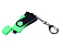 USB 2.0/micro USB/Type-C- флешка на 16 Гб c поворотным механизмом