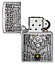 Зажигалка ZIPPO Wolf Emblem с покрытием Brushed Chrome, латунь/сталь, серебристая, 36x13x57 мм