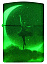 Зажигалка ZIPPO Mythological с покрытием Glow In The Dark Green, латунь/сталь, черная, 38x13x57 мм