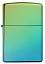 Зажигалка ZIPPO Classic с покрытием High Polish Teal, латунь/сталь, зелёная, глянцевая, 38x13x57 мм