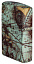 Зажигалка ZIPPO Compass Design с покрытием 540 Matte, латунь/сталь, разноцветная, 38x13x57 мм
