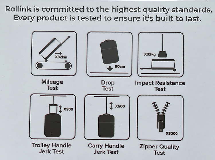 Чемодан складной Rollink Aura 55x40x20 см, 2 колеса, синий