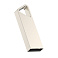 USB flash-карта SPLIT (32Гб), серебристая, 3,6х1,2х0,5 см, металл