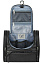 Несессер BUGATTI Blanc Delight, чёрный, нейлон RPET600D/тарпаулин/полиэстер, 24,5х12х22,5 см, 5 л