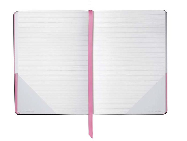Записная книжка Cross Jot Zone, A4, 160 стр, ручка в комплекте. Цвет - черно-розовый