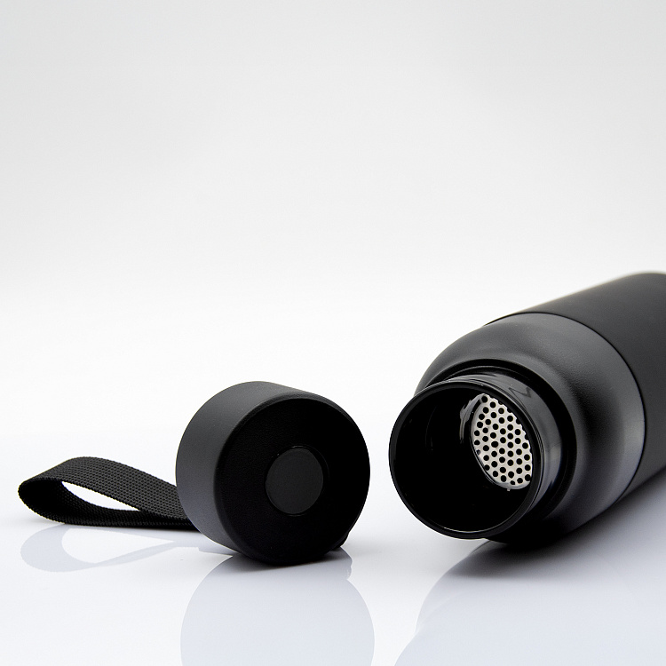 Термобутылка Button Black