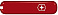 Передняя накладка для ножей VICTORINOX 74 мм, пластиковая, красная