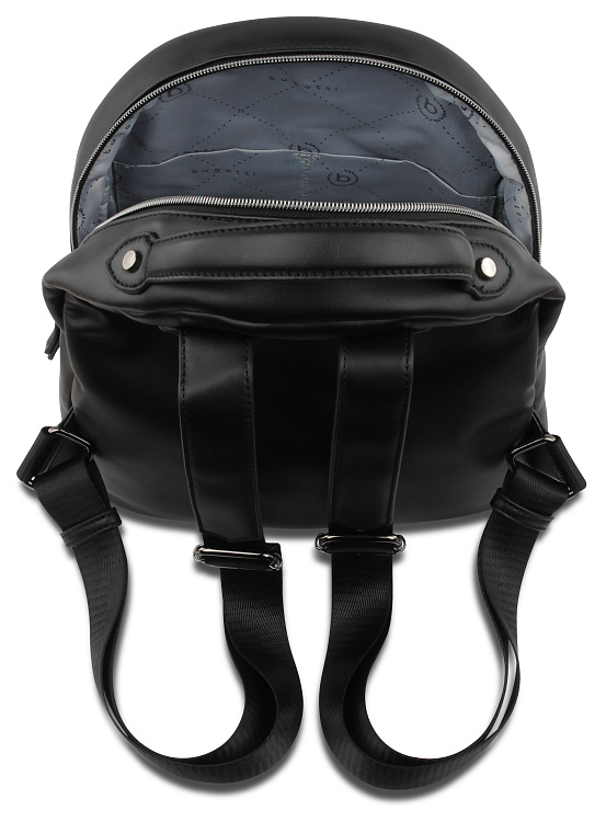 Рюкзак женский BUGATTI Cara, чёрный, полиуретан, 25,5х11х27,5 см, 7 л