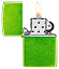 Зажигалка ZIPPO Classic с покрытием Lurid™, латунь/сталь, зеленая, глянцевая, 38x13x57 мм