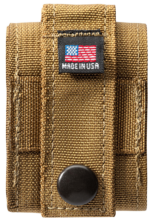 Чехол ZIPPO для широкой зажигалки,нейлон,с нейлоновым фиксатором на ремень, песочный