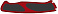 Задняя накладка для ножей VICTORINOX 130 мм, нейлоновая, красно-чёрная