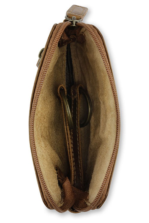 Ключница KLONDIKE MOUNTAIN «Tommy», натуральная кожа в коньячном цвете, 12,5 х 7,5 х 1,5 см