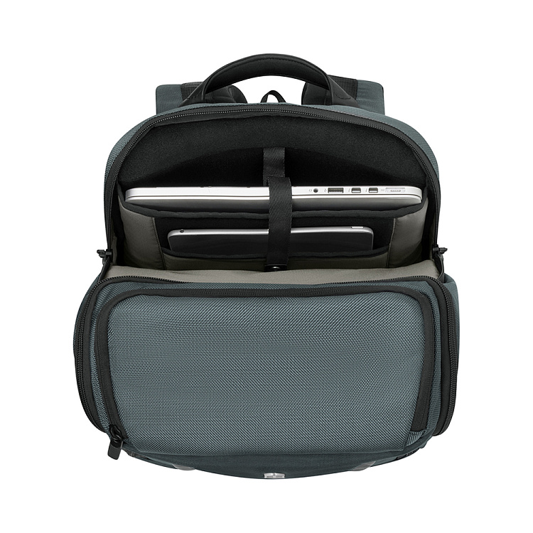 Рюкзак VICTORINOX Altmont Professional Fliptop Laptop Backpack 15'', зеленый, полиэфирная ткань, 33x26x49 см, 26 л