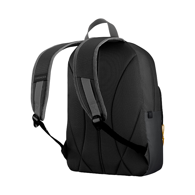 Рюкзак WENGER NEXT 23 Crango 16", чёрный, переработанный ПЭТ, 33х22х46 см, 25л