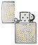 Зажигалка ZIPPO с покрытием Brushed Chrome, латунь/сталь, серебристая, 38x13x57 мм
