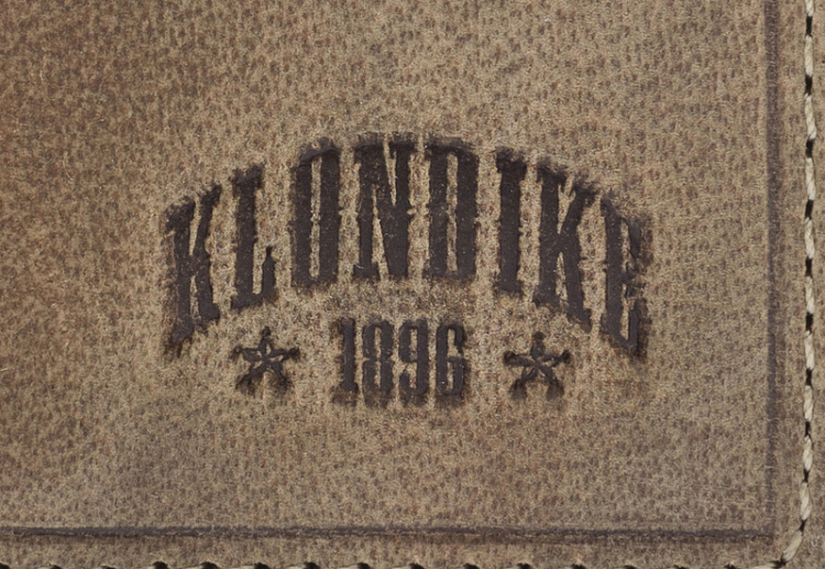 Бумажник KLONDIKE «Jamie», натуральная кожа в коричневом цвете, 9 х 10,5 см