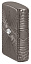 Зажигалка ZIPPO Armor® с покрытием Black Ice®, латунь/сталь, чёрная, 38x13x57 мм