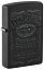 Набор ZIPPO Jack Daniels®: зажигалка с покрытием Black Matte и кожаный чехол в подарочной коробке