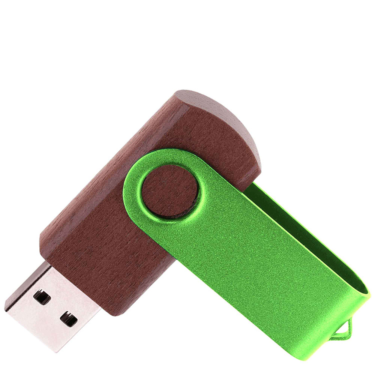 Флешка TWIST WOOD COLOR