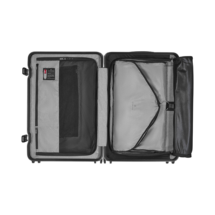 Чемодан VICTORINOX Lexicon Framed, серебристый, 100% поликарбонат Makrolon, 46x28x68 см, 72 л