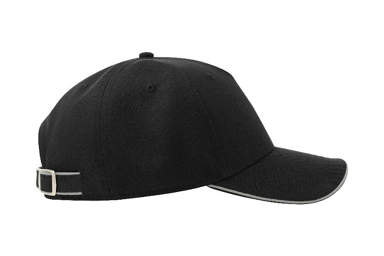 Бейсболка REFLECT-S со светоотражающими деталями, 5 клиньев, металлическая застежка