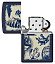 Зажигалка ZIPPO Nautical Design с покрытием Navy Matte, латунь/сталь, синяя, матовая, 38x13x57 мм